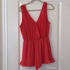 ASTR Coral Romper (Small)